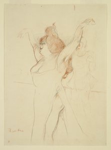 Mademoiselle Cocyle als Helena von Troja in La Belle Helene