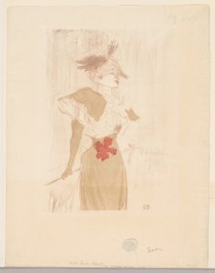 Mademoiselle Marcelle Lender, stehend