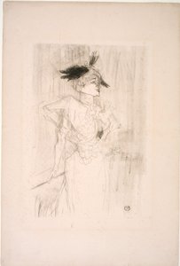 Mademoiselle Marcelle Lender, stehend