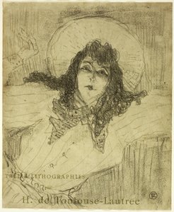 May Belfort, aus Treize Lithographies von Henri de Toulouse Lautrec