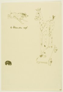 Speisekarte Sylvain von Henri de Toulouse Lautrec