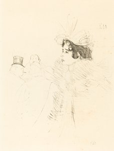 Miss May Belfort in der Irish and American Bar, rue Royale
