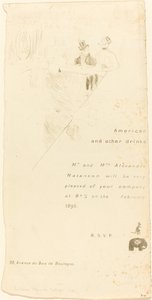 Einladung von Herrn und Frau Alexandre Natanson