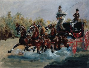 Nizza, an der Promenade des Anglais von Henri de Toulouse Lautrec