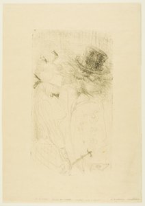 Alter Mann und junges Mädchen von Henri de Toulouse Lautrec