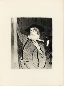 Porträt von Aristide Bruant, aus Le Café-Concert von Henri de Toulouse Lautrec