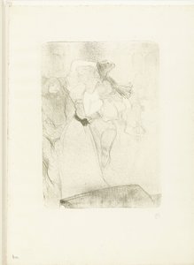 Porträt der Sängerin Marcelle Lender beim Boléro-Tanz in der Oper Chilpéric von Henri de Toulouse Lautrec