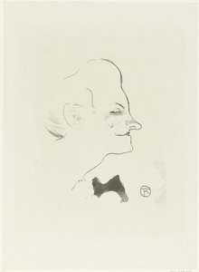 Porträt der Sängerin Yvette Gilbert von Henri de Toulouse Lautrec