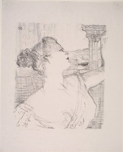 Sybil Sanderson von Henri de Toulouse Lautrec