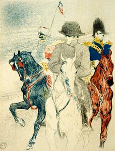 Die Geschichte von Napoleon I, abgelehnter Entwurf eines Plakats zum Buch, 1895