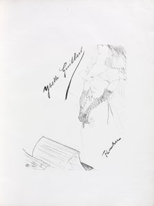 Yvette Guilbert-Englische Serie: Frontispiz von Henri de Toulouse Lautrec