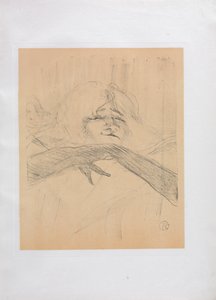 Yvette Guilbert-Englische Serie: Linger Longer Loo von Henri de Toulouse Lautrec