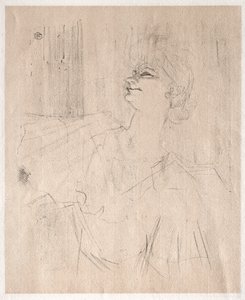 Yvette Guilbert: à Ménilmontant, von Bruant, 1898 von Henri de Toulouse Lautrec