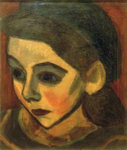 Bretonisches Mädchen von Henri Victor Gabriel Le Fauconnier