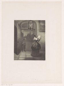 Brieflesende Frau