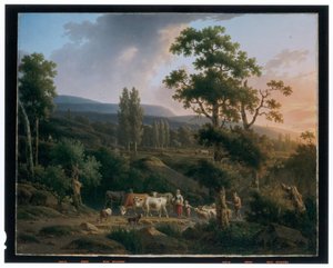 Ein Paar Landschaften von Henricus Josephus Antoniessen