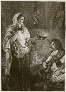 Florence Nightingale im Krankenhaus von Scutari, Illustration aus 