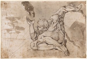 Prometheus (männlicher Akt mit 5 Punkten)