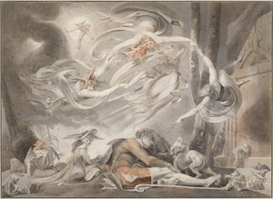 Der Traum des Hirten (um 1786) von Johann Heinrich Füssli