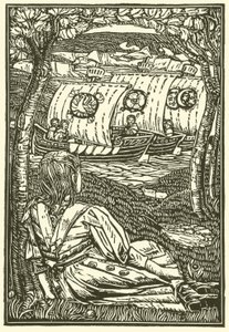 Aus einem Buch der Weihnachtslieder (Gravur) von Henry Payne