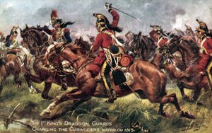1st (Kings) Dragoon Guards, Schlacht von Waterloo, 18. Juni 1815