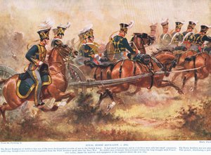 Die Königliche Pferdeartillerie, um 1910