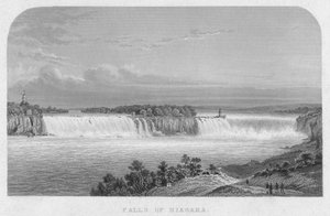 Niagarafälle, Mitte 19. Jahrhundert