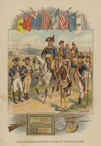 Flaggen, Uniformen, Währungen und Waffen der Amerikanischen Revolution