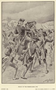 Aufstand der Pennsylvania-Linie von Henry Alexander (after) Ogden