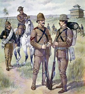 US-Armee Uniformen 1898-1900: Khaki Feldanzug für Mannschaften
