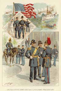 Uniformen der US-Armee und Marine, Gegenwart von Henry Alexander (after) Ogden