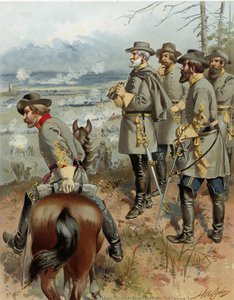 Gen. Robt. E. Lee in Fredericksburg, 13. Dezember 1862, veröffentlicht 1900