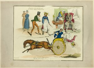 Tafel aus Illustrationen zu beliebten Liedern