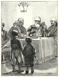 Ein modernes jüdisches Passahfest von Henry Andrew Harper