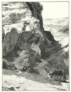 Schatten eines großen Felsens, nahe War Sabo von Henry Andrew Harper