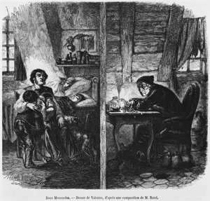 Zwei Dachböden, Illustration aus 