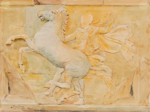 Zentrale Metope des Frieses von Phidias, Parthenon von Henry Bacon