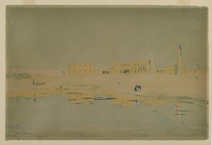 Ruinen von Luxor von Henry Bacon