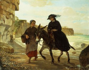Der Tourist und die Fischerin, 1870