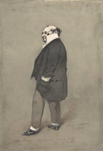 Der Gesellschaftsmann Monsieur Joseph Prudhomme, 1874 von Henry Bonaventure Monnier