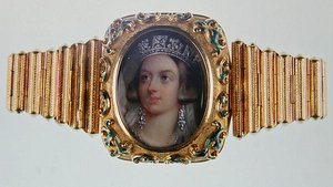 Miniatur von Königin Victoria in einem goldenen Armband