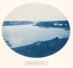 Mündung des St. Croix River, aus der Serie Oberer Mississippi River, Ansichten, Band I