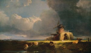 St. Benets Abtei, an der Bure, um 1854