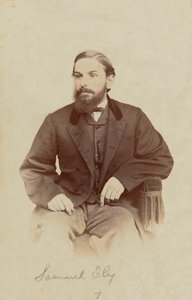 Carte-de-visite Porträt von Samuel Ely, 1862-1869