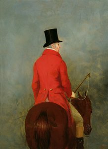 Porträt von Thomas Cholmondeley, erster Lord Delamere, auf seinem Jäger: Eine Studie für 