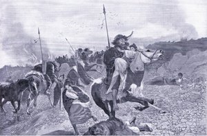 Ein früher Hunnenüberfall 180 v. Chr.