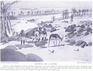 Jagd zum Lebensunterhalt, ca. 1920 von Henry Charles Seppings Wright