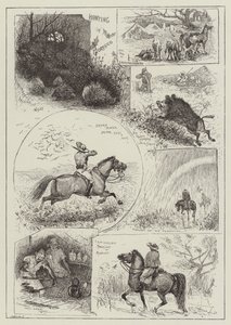 Jagd in Marokko von Henry Charles Seppings Wright