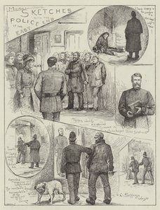 Skizzen mit der Polizei im East End