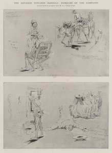 Der Vormarsch nach Dongola, Humor der Kampagne von Henry Charles Seppings Wright